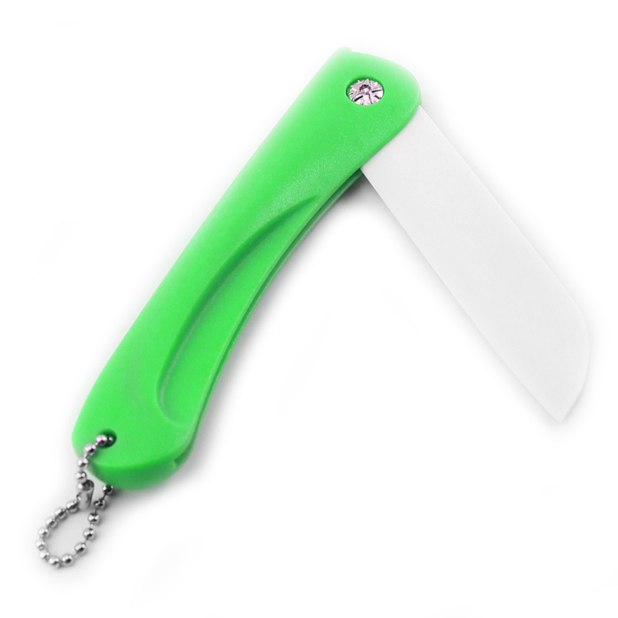 Petit couteau office céramique vert 7,5cm GEN