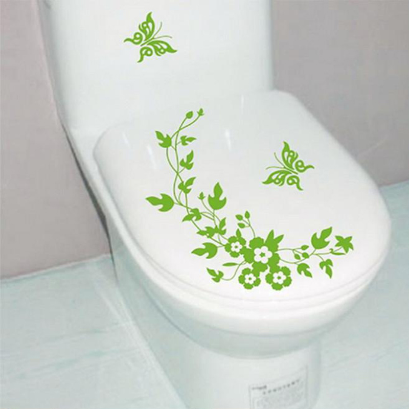 Stickers mural pour le cuvette des toilettes 