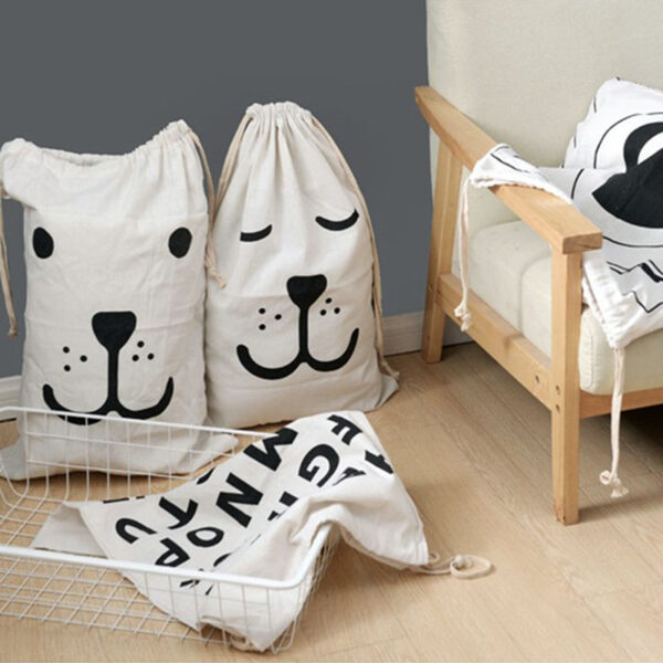 Playful laundry bag | Panda